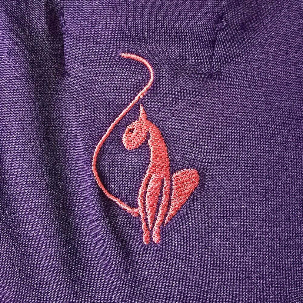VTG Y2K Baby Phat Maxi Dress Babydoll Strapless Purple Pink Baddie Hoco Coquette - Picture 5 of 7